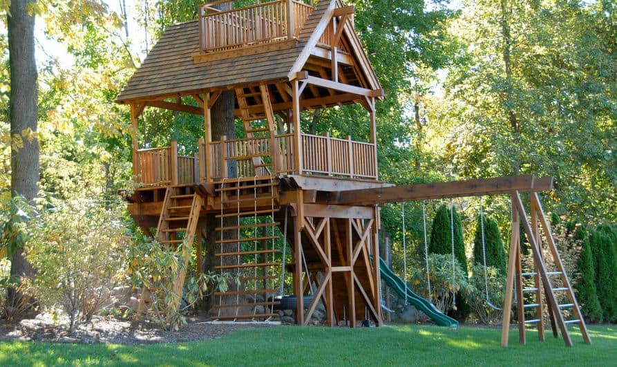 Sport complex treehouse for kids