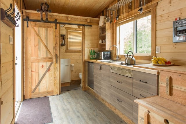 Tiny House Kitchen in Squamish Airbnb $112/night