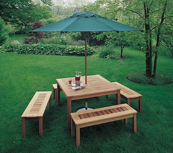 Outdoor Umbrella Table