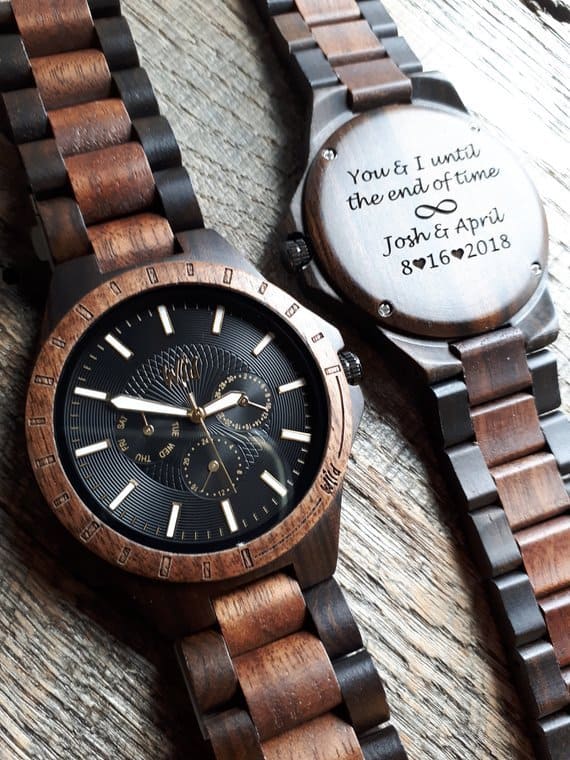Wood Watch, Groomsmen watch, Groom gift, 5 year anniversary
