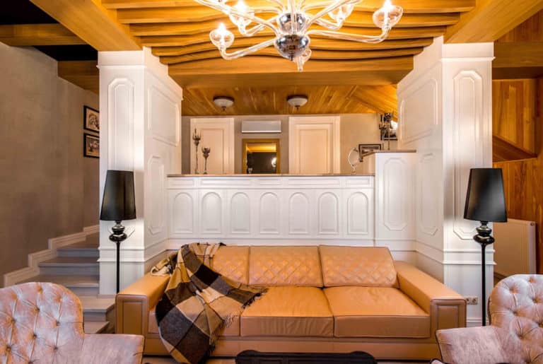 Luxury Cottage Interior with Rich Woodwork Lush Home