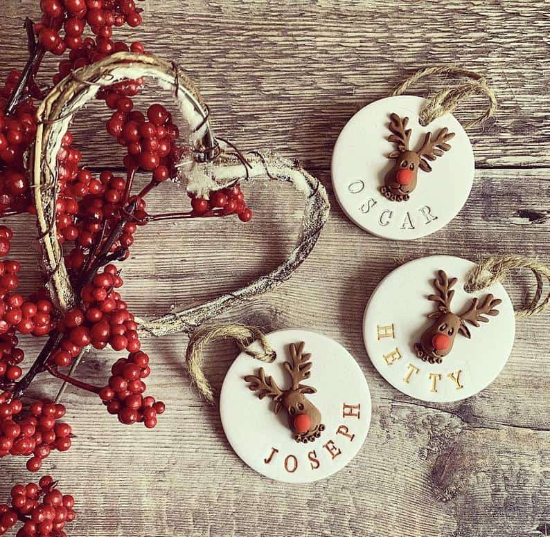 Christmas Decoration | Rudolph | Personalised Rudolph | Personalised Christmas Ornament | Christmas Tree Decoration