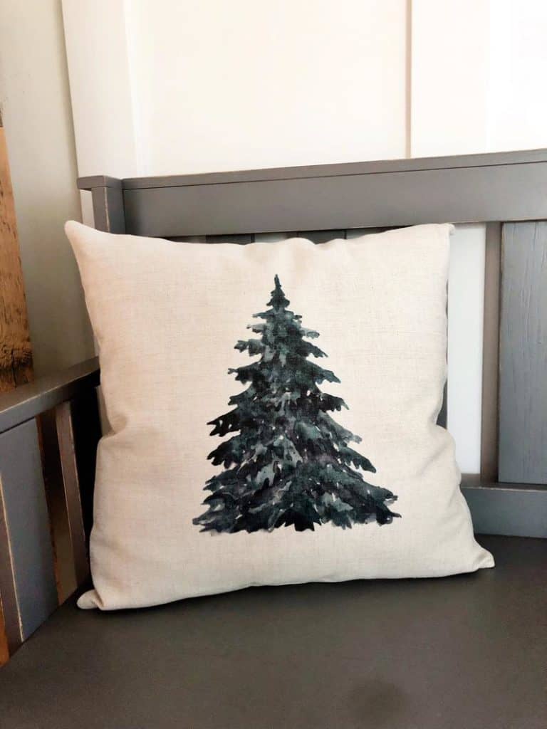 Christmas Tree Pillow Cover - Winter Decor Pillow Cover - Christmas Decor - Christmas Decorations - Farmhouse Decor - Farmhouse Pillow